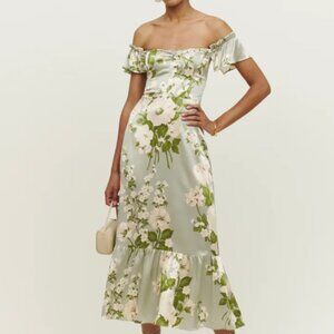 Reformation Sianna Silk Dress